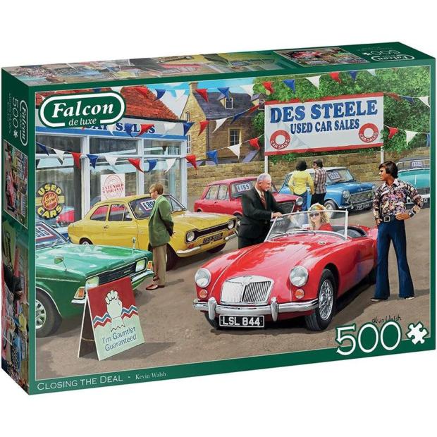 Jumbo Falcon de luxe Closing the Deal Jigsaw 500Pc Puzzle  |   Galt toys EDUCATIONAL Galt toys