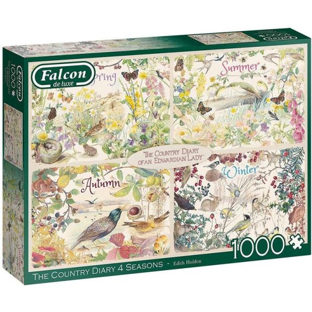 Jumbo, Falcon de luxe – Country Diary 4 Seasons, Jigsaw Puzzles for Adults, 1,000 piece  |   Galt toys EDUCATIONAL Galt toys