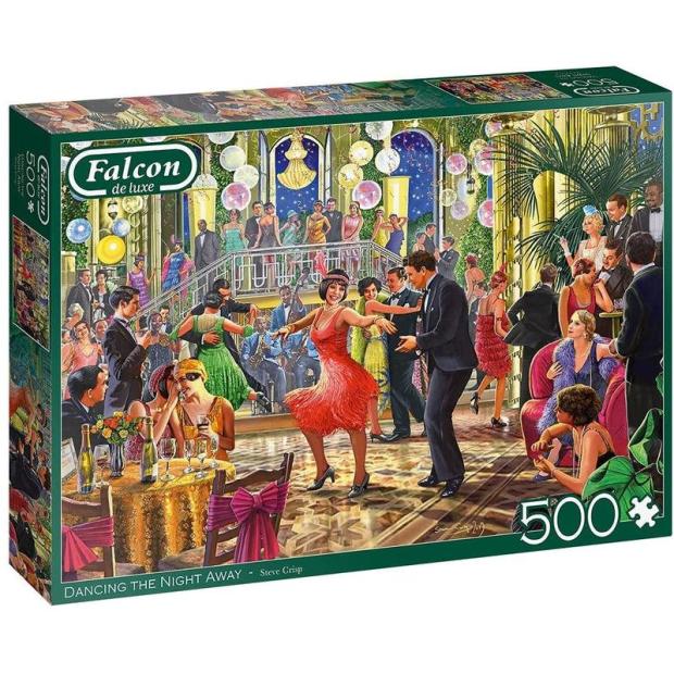 Jumbo, Falcon de luxe – Dancing the Night Away, Jigsaw Puzzles for Adults, 500 piece  |   Galt toys EDUCATIONAL Galt toys