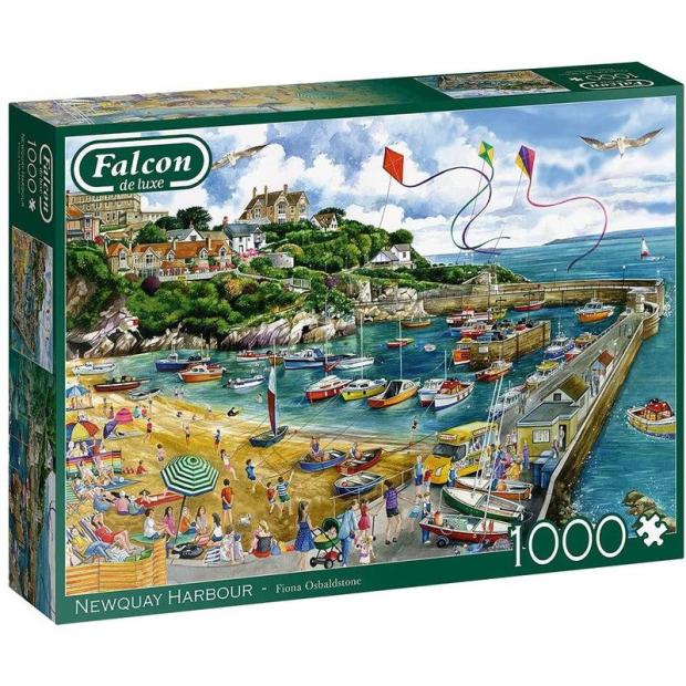 Jumbo, Falcon de luxe – Newquay Harbour, Jigsaw Puzzles for Adults, 1,000 piece  |   Galt toys EDUCATIONAL Galt toys