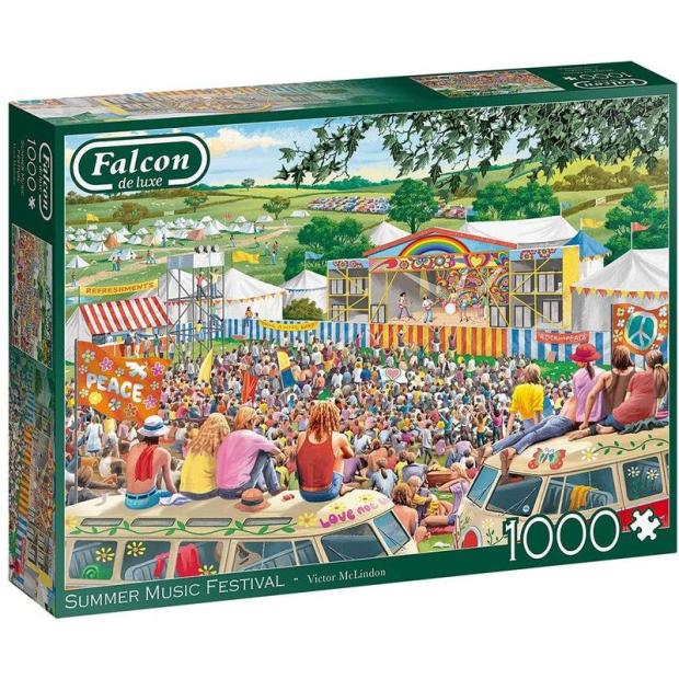 Jumbo, Falcon de luxe – Summer Music Festival, Jigsaw Puzzles for Adults, 1,000 piece  |   Galt toys EDUCATIONAL Galt toys