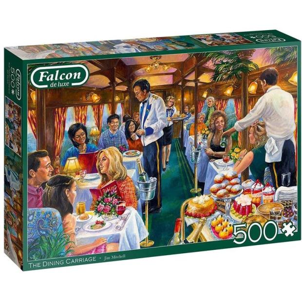 Jumbo, Falcon de luxe – The Dining Carriage, Jigsaw Puzzles for Adults, 500 piece  |   Galt toys EDUCATIONAL Galt toys