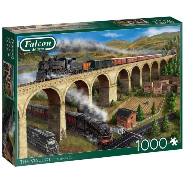 Jumbo, Falcon de luxe – The Viaduct, Jigsaw Puzzles for Adults, 1,000 piece  |   Galt toys EDUCATIONAL Galt toys