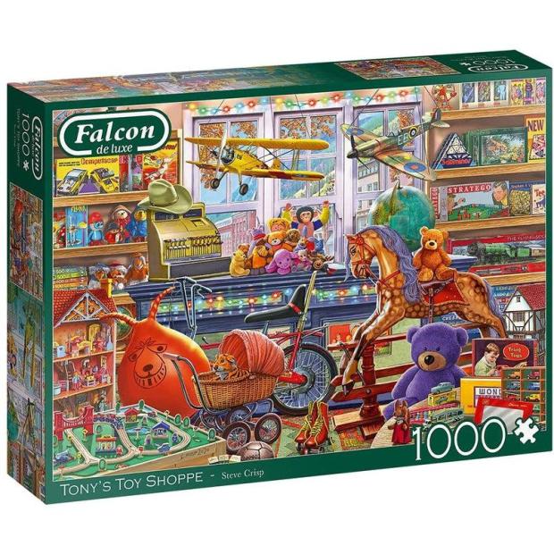 Jumbo, Falcon de luxe – Tony’s Toy Shop, Jigsaw Puzzles for Adults, 1,000 piece  |   Galt toys EDUCATIONAL Galt toys