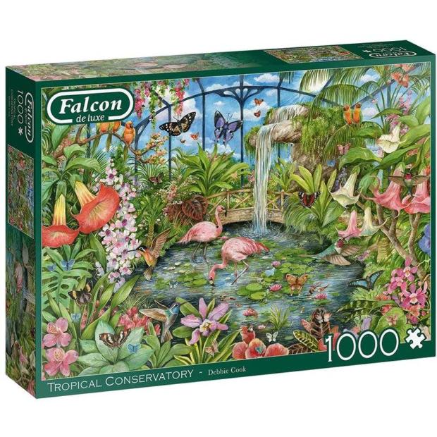 Jumbo, Falcon de luxe – Tropical Conservatory, Jigsaw Puzzles for Adults, 1,000 piece  |   Galt toys EDUCATIONAL Galt toys