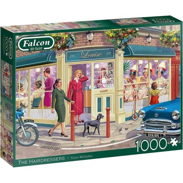 Jumbo Falcon Deluxe 1000 Piece Jigsaw – The Hairdressers  |   Galt toys EDUCATIONAL Galt toys