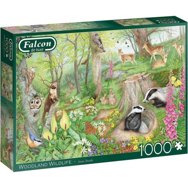 Jumbo Falcon Deluxe 1000 Piece Jigsaw – Woodland Wildlife  |   Galt toys EDUCATIONAL Galt toys