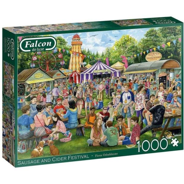 Jumbo Games Falcon De Luxe 1000 Piece Jigsaw – Sausage & Cider Festival  |   Galt toys EDUCATIONAL Galt toys