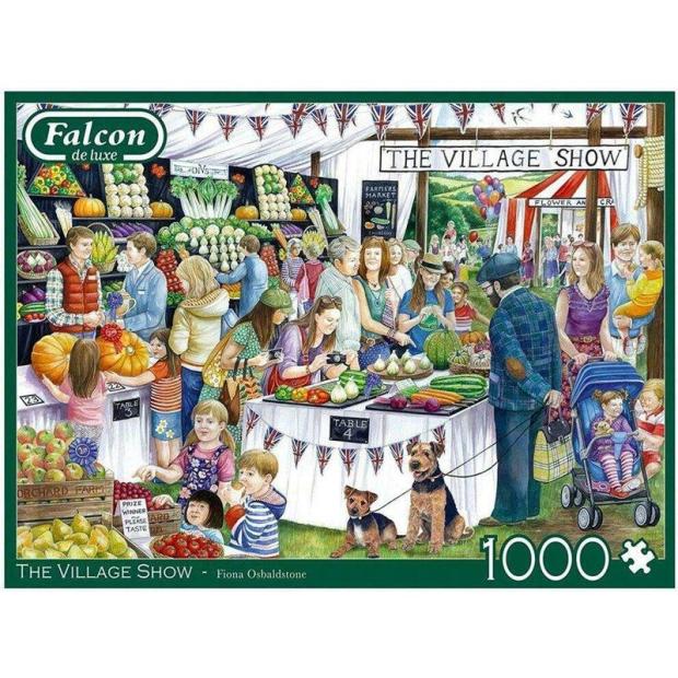 Jumbo Games Falcon de luxe – The Village Show 1000 Piece Jigsaw  |   Galt toys EDUCATIONAL Galt toys