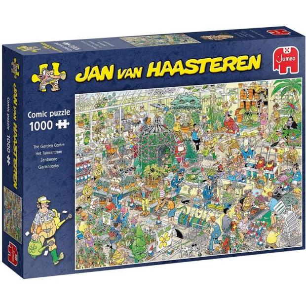 Jumbo, Jan Van Haasteren – Garden Centre, Jigsaw Puzzles for Adults, 1,000 piece  |   Galt toys EDUCATIONAL Galt toys