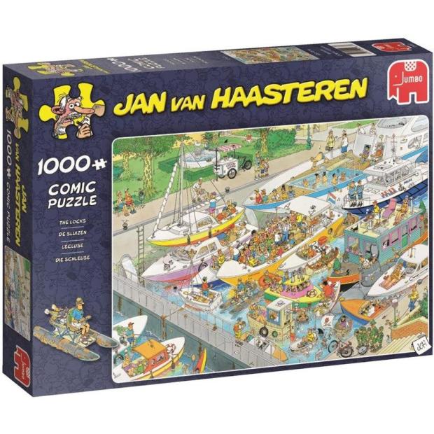 Jumbo, Jan Van Haasteren – The Locks, Jigsaw Puzzles for Adults, 1,000 piece  |   Galt toys EDUCATIONAL Galt toys