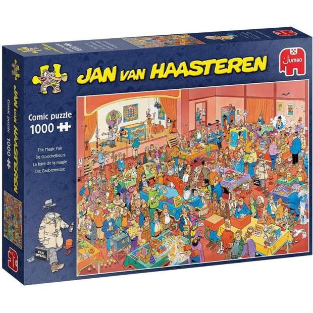 Jumbo, Jan Van Haasteren – The Magic Fair, Jigsaw Puzzles for Adults, 1,000 piece  |   Galt toys EDUCATIONAL Galt toys