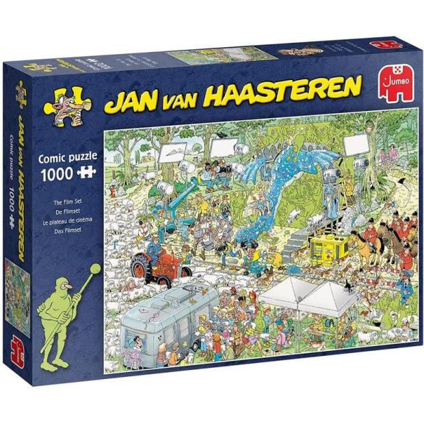 Jumbo, Jan Van Haasteren – The TV Studios, Jigsaw Puzzles for Adults, 1,000 piece  |   Galt toys EDUCATIONAL Galt toys