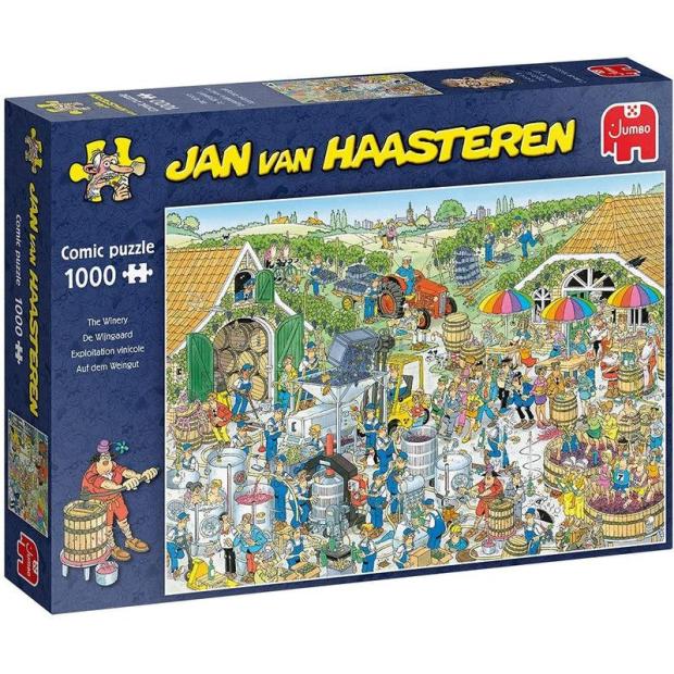 Jumbo, Jan Van Haasteren – The Winery – 1000 Piece, Jigsaw Puzzles for Adults, 1,000 piece  |   Galt toys EDUCATIONAL Galt toys