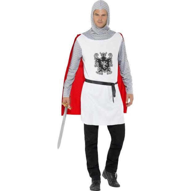 Knight Costume English Crusader Medieval Fancy Dress  |   Historical FANCY DRESS Historical