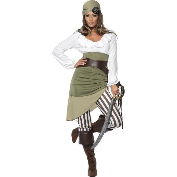 Ladies Shipmate Sweetie Caribbean Pirate Fancy Dress Costume Outfit Size  |   Pirate FANCY DRESS Pirate