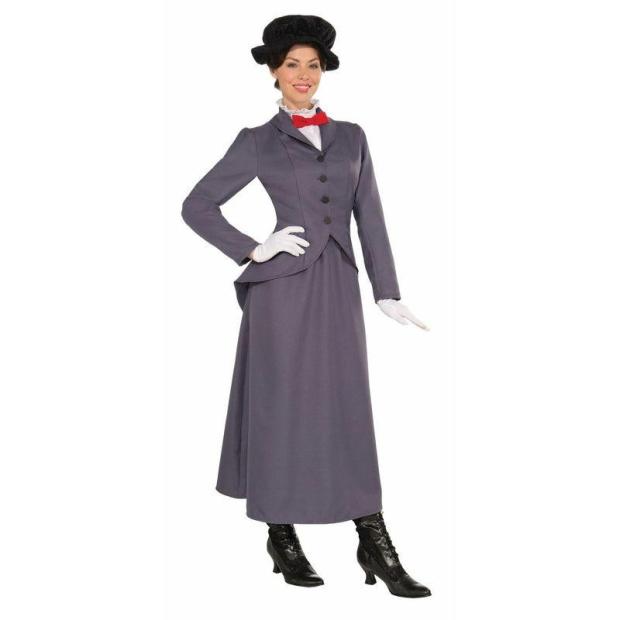 Ladies Victorian Nanny Teacher Adult Fancy Dress Costume Outfit  |   Historical FANCY DRESS Historical