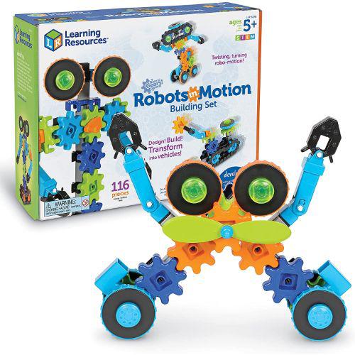 Learning Resources Gears! Gears! Gears Robots in Motion Construction Playset  |   Construction toys Construction toys Construction toys