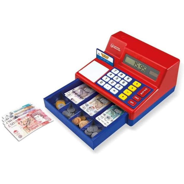 Learning Resources Pretend & Play Calculator Cash Register (UK Currency)  |   Learning resources EDUCATIONAL Learning resources