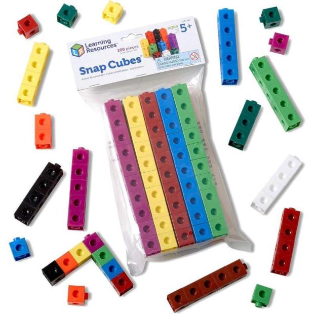 Learning Resources Snap Cubes (Set of 100)  |   Learning resources EDUCATIONAL Learning resources