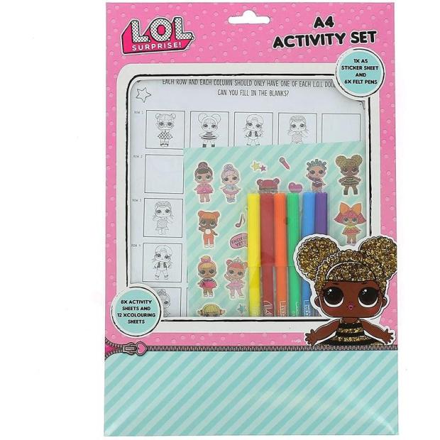 LOL Surprise A4 Activity Set  |   Back To School ARTS & CRAFTS Back To School