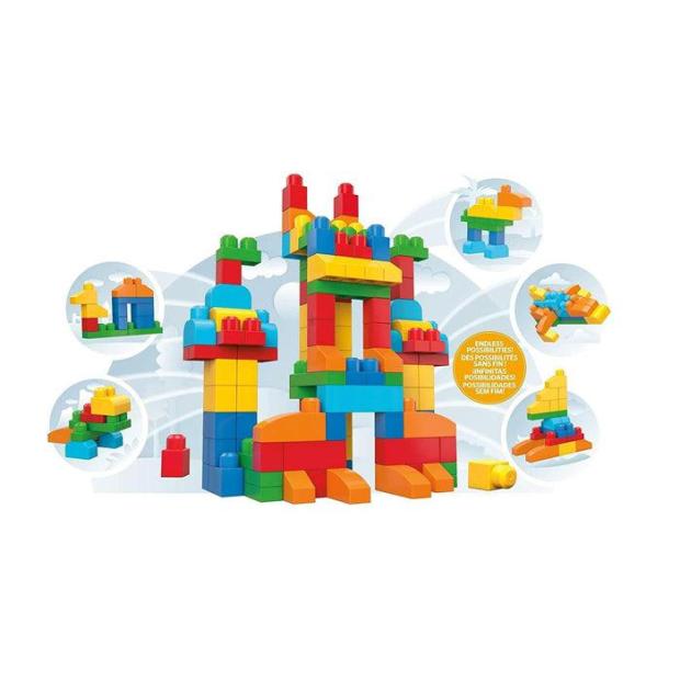 Mattel Fisher Price Mega Bloks Deluxe Building Bag 150 pcs  |   Construction toys Construction toys Construction toys