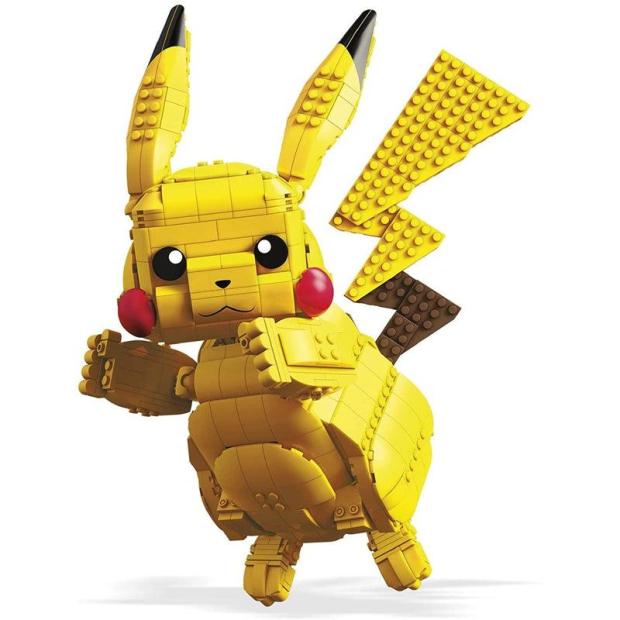 Mattel Mega Construx Pokemon Jumbo Pikachu Building Set  |   Construction toys Construction toys Construction toys