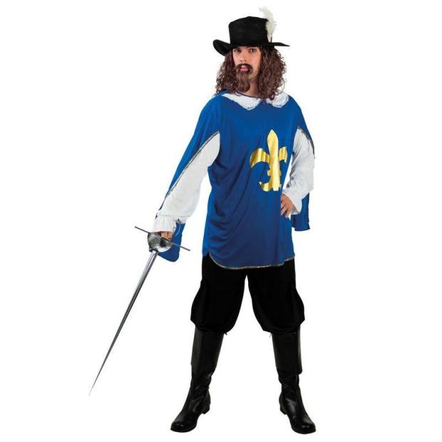 Musketeer Costume Medieval Fancy Dress French Cavalier Fancy Dress Outfit  |   Historical FANCY DRESS Historical