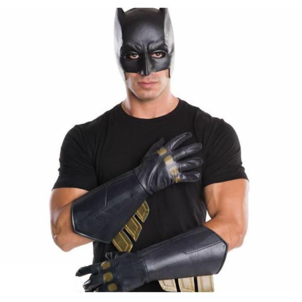 Officially Licensed Batman Adult Gauntlets Gloves Fancy Dress Accessory  |   Superhero FANCY DRESS Superhero