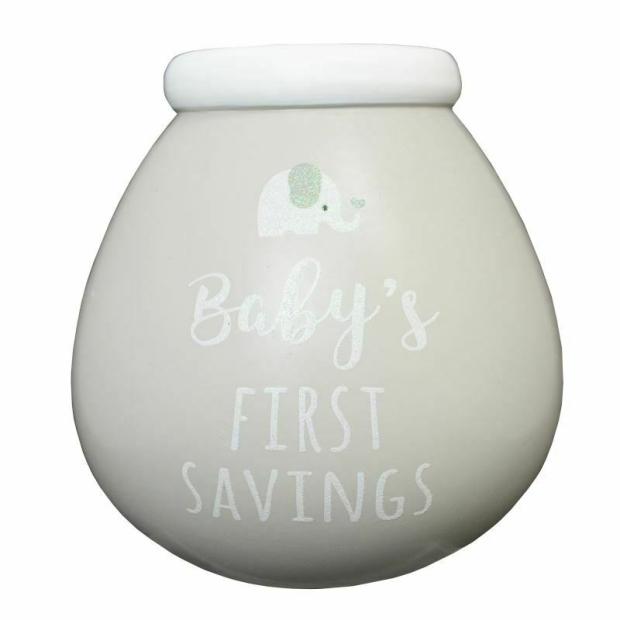 Pot of Dreams Baby’s First Savings Ceramic Money Box  |   Pot Of Dreams ARTS & CRAFTS Pot Of Dreams