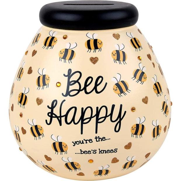 Pot of Dreams Ceramic Money Box Bee Happy  |   Pot Of Dreams ARTS & CRAFTS Pot Of Dreams