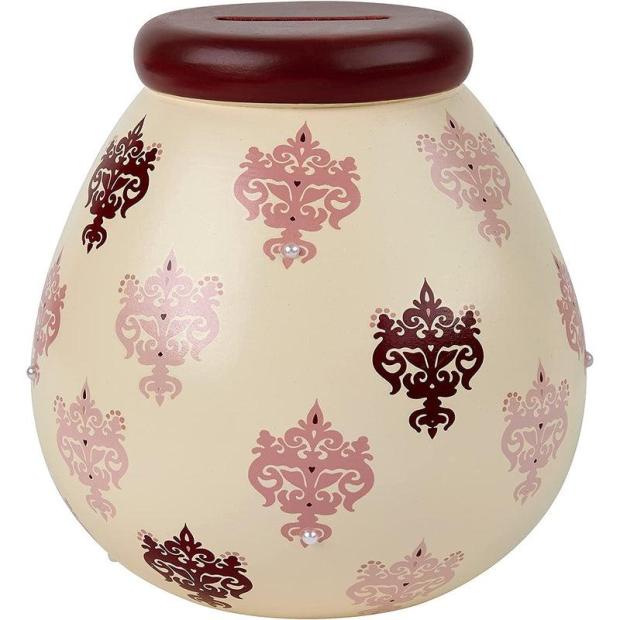 Pot of Dreams Ceramic Money Box Fluer-De-Lys  |   Pot Of Dreams ARTS & CRAFTS Pot Of Dreams