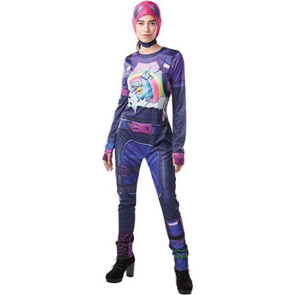 Rubies Fortnite Brite Bomber Gaming Skin Women’s Fancy Dress Costume  |   Gaming FANCY DRESS Gaming