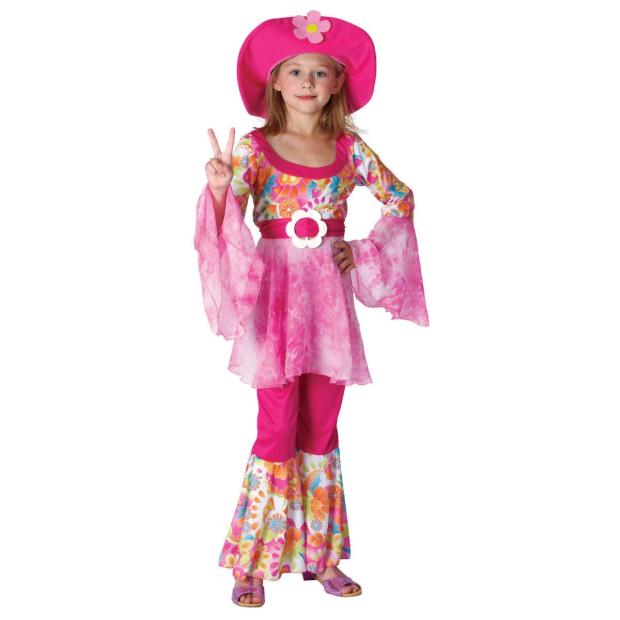 Rubies Forum Hippy Diva Girl’s Fancy Dress Costume  |   Hippie FANCY DRESS Hippie