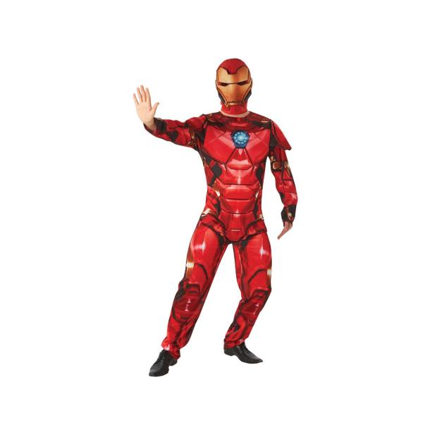 Rubies Iron Man Deluxe Men’s Fancy Dress Costume  |   Superhero FANCY DRESS Superhero