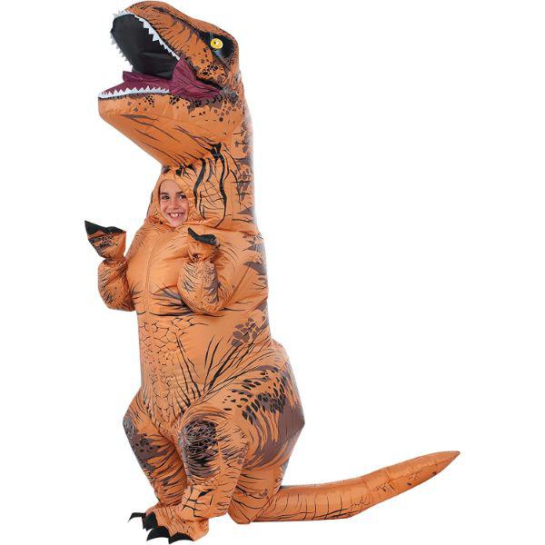 Rubies Jurassic Age T-Rex Child Unisex Inflatable Fancy Dress Costume  |   Inflatable FANCY DRESS Inflatable