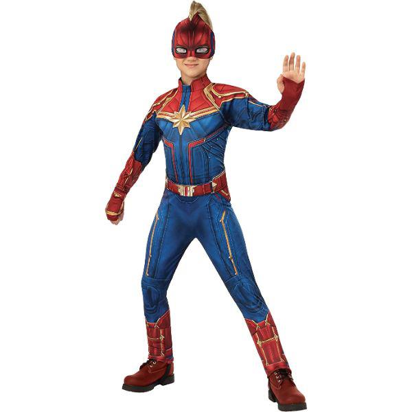 Rubies Marvel Captain Marvel Girl’s Superhero Fancy Dress Costume  |   Superhero FANCY DRESS Superhero