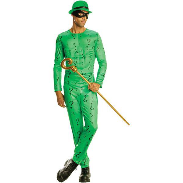 Rubie’s Men’s The Riddler Batman Villain Fancy Dress Costume  |   Superhero FANCY DRESS Superhero