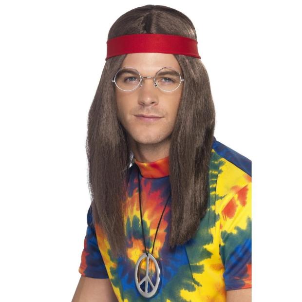 Smiffys Hippy Man Kit Men’s Fancy Dress  |   Hippie FANCY DRESS Hippie