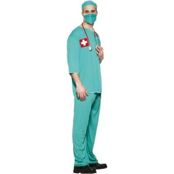 Smiffys Hospital Surgeon Men’s Fancy Dress Costume  |   Doctors & nurses Doctors & nurses Doctors & nurses