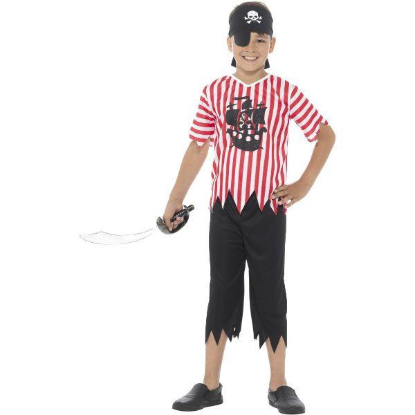 Smiffys Jolly Pirate Boy’s Fancy Dress Costume  |   Pirate FANCY DRESS Pirate