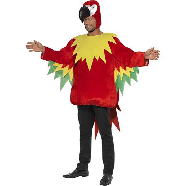 Smiffys Parrot Men’s Animal Fancy Dress Costume  |   Animal Animal Animal