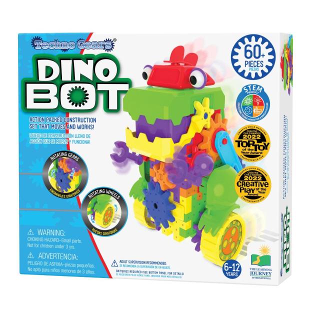 University Games Techno Gears Construction Set – Dino Bot  |   Construction toys EDUCATIONAL Construction toys