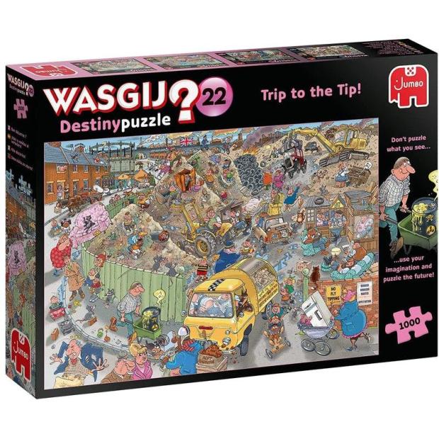 Wasgij Destiny 22 – A Trip to the Tip! 1000Pc Jigsaw Puzzle  |   Galt toys EDUCATIONAL Galt toys