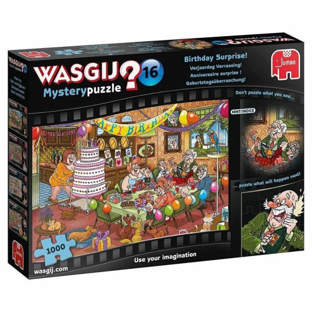 Wasgij Mystery 16 – Birthday Surprise! 1000Pc Jigsaw Puzzle  |   Galt toys EDUCATIONAL Galt toys