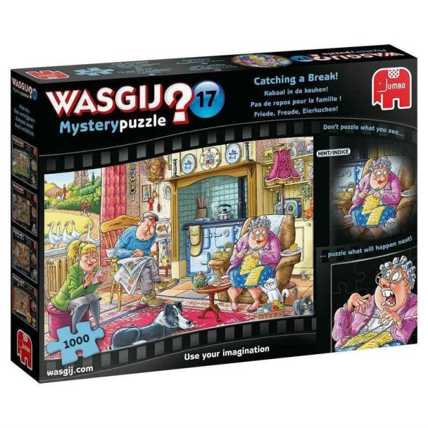 Wasgij Mystery 17 – Catching a Break! 1000Pc Jigsaw Puzzle  |   Galt toys EDUCATIONAL Galt toys