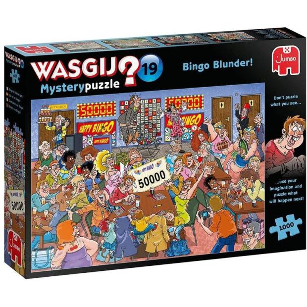 Wasgij Mystery 19 – Bingo Blunder! 1000Pc Jigsaw Puzzle  |   Galt toys EDUCATIONAL Galt toys