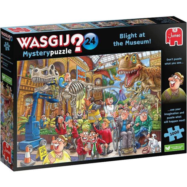 Wasgij Mystery 24 – Blight At The Museum 1000 Piece Jigsaw Puzzle  |   Galt toys EDUCATIONAL Galt toys