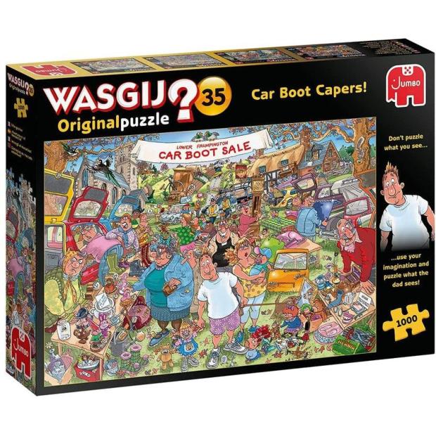 Wasgij Original 35 – Car Boot Capers 1000Pc Jigsaw Puzzle  |   Galt toys EDUCATIONAL Galt toys