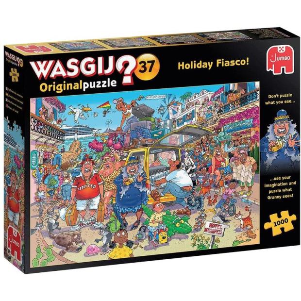 Wasgij Original 37 – Holiday Fiasco 1000Pc Jigsaw Puzzle  |   Galt toys EDUCATIONAL Galt toys